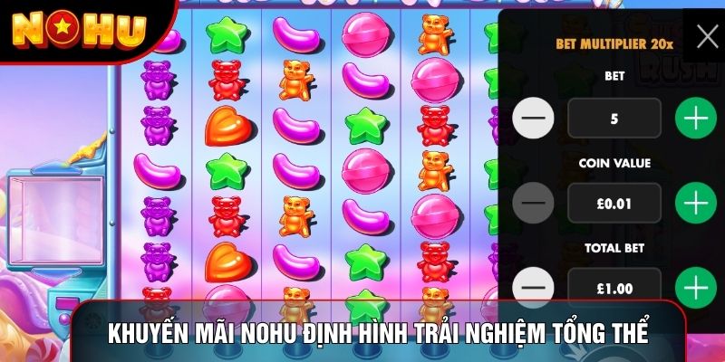 Khuyến mãi Nohu định hình trải nghiệm tổng thể Khuyến mãi Nohu định hình trải nghiệm tổng thể